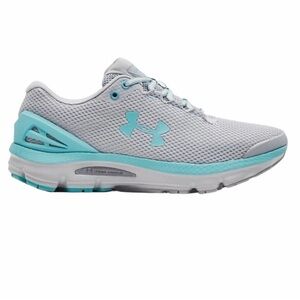 Under Armour Charged Gemini 2020 Running Shoes Womens 7.5M Gray Blue Teal EUC